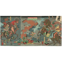 芳年 「三韓退治図」-文禄慶長の役-