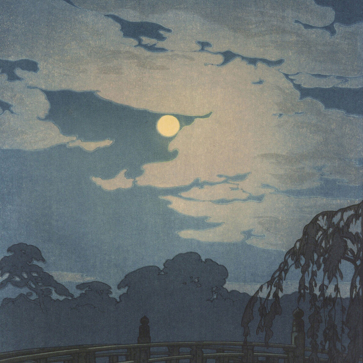 吉田博「東京拾二題 平河橋」 | 古美術もりみや