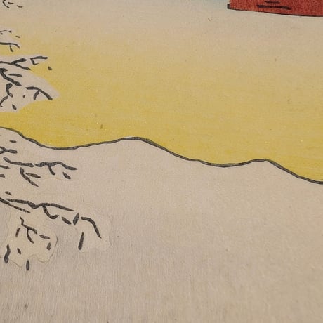 広重 「五十三次名所図会　沼津」(竪絵東海道)