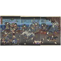 常州 筑波雪 滝夜叉姫　楊洲周延 常州 筑波雪 滝夜叉姫 楊洲周延 周延 「雪月花 常州 筑波雪 滝