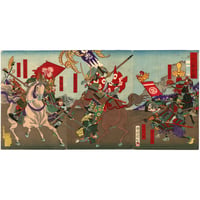 周延 「小牧山戦争之図」