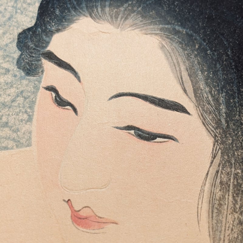 時代提げ物 人物根付 天然素材 在銘【髪を梳く瓜実顔美人】高3.7cm 重22ｇ 木目込人形 高砂 末広十番 A100 | 高砂 | 【公式】 人形の久月