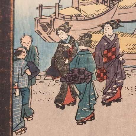 広重 「五十三次名所図会　宮」