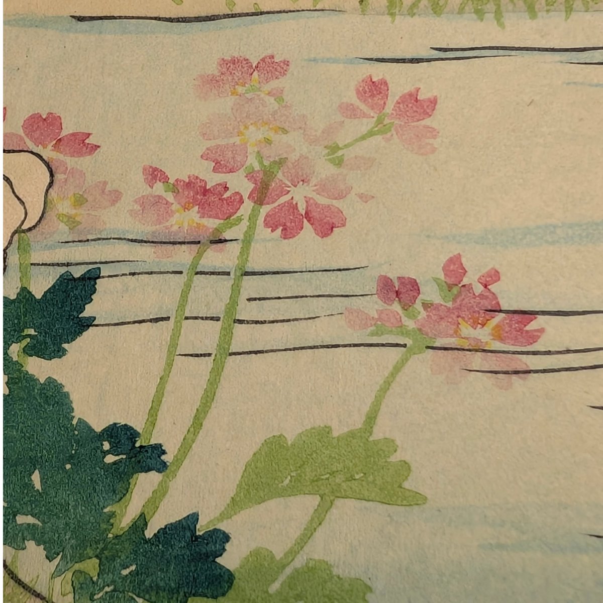 楳嶺 「楳嶺花鳥画譜 梨花 連雀」 | 古美術もりみや