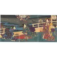 周延 「雪月花 常州 筑波雪 滝夜叉姫」 | 古美術もりみや