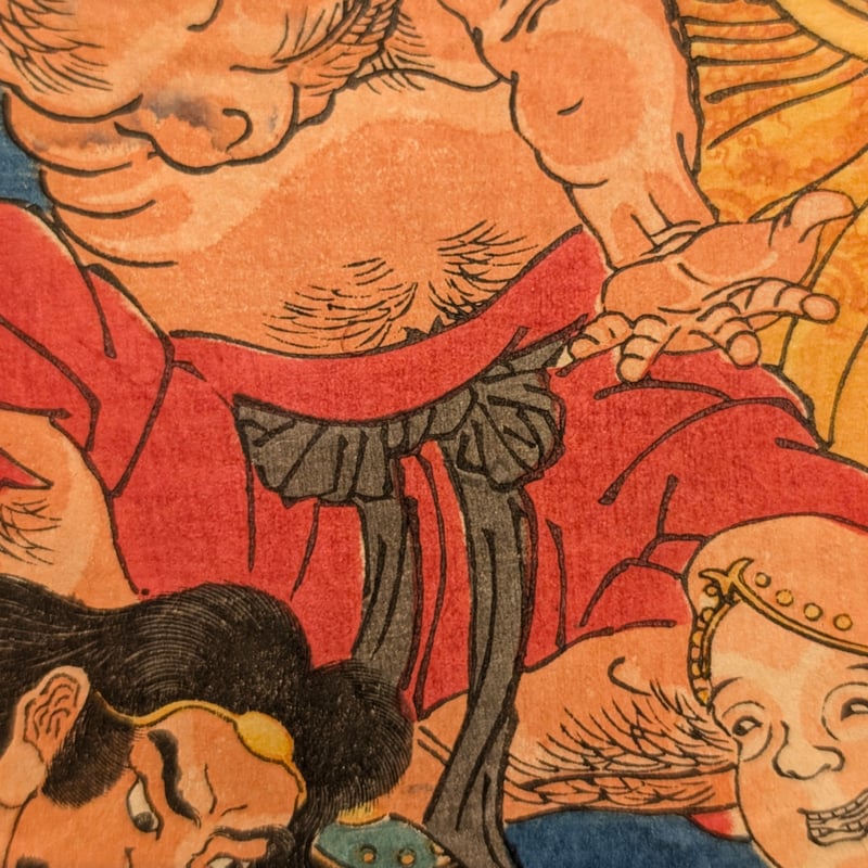 国芳 「水滸伝豪傑百八人 地煞星七十二員八枚内 十二枚内七」 | 古美術