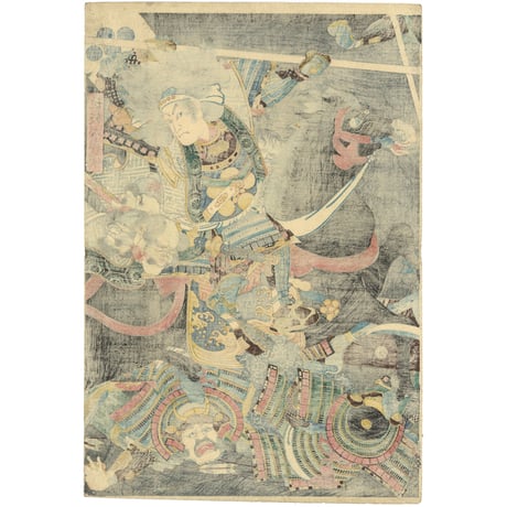 国綱 「佐枝犬千代合戦之図」