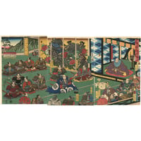 芳員 「武田二十四将川中嶋諸将図」
