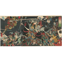 国綱 「佐枝犬千代合戦之図」