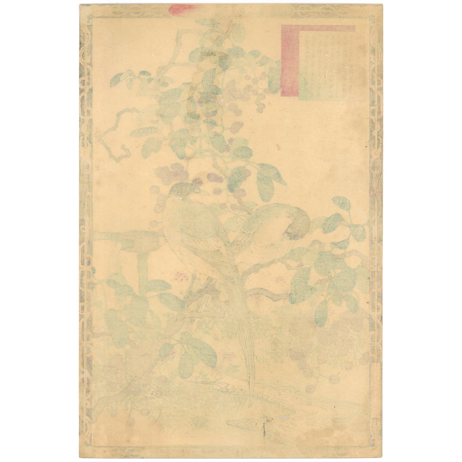 楳嶺 「楳嶺花鳥画譜 木通 練鵲」 | 古美術もりみや