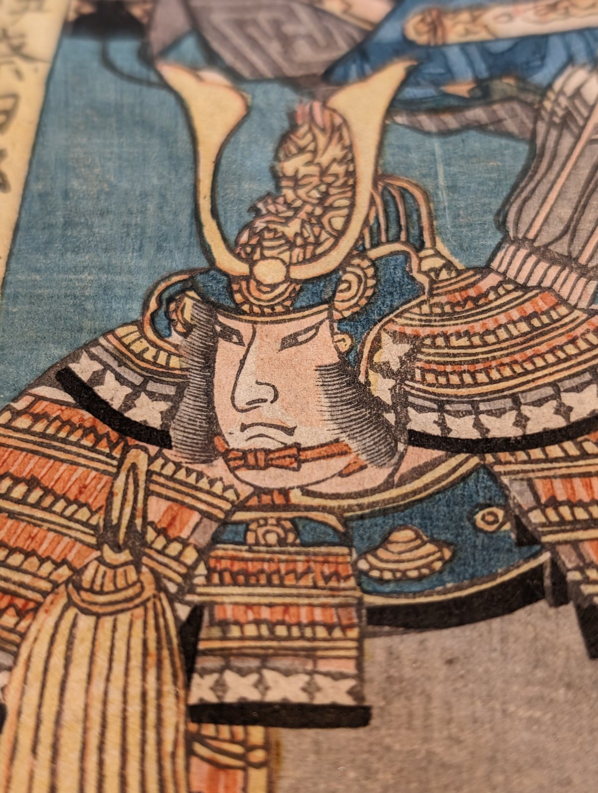 武者の図　掛軸　H61 武者の図 掛軸 H61 武者絵 甲冑浮世絵（時代別）／ホームメイト