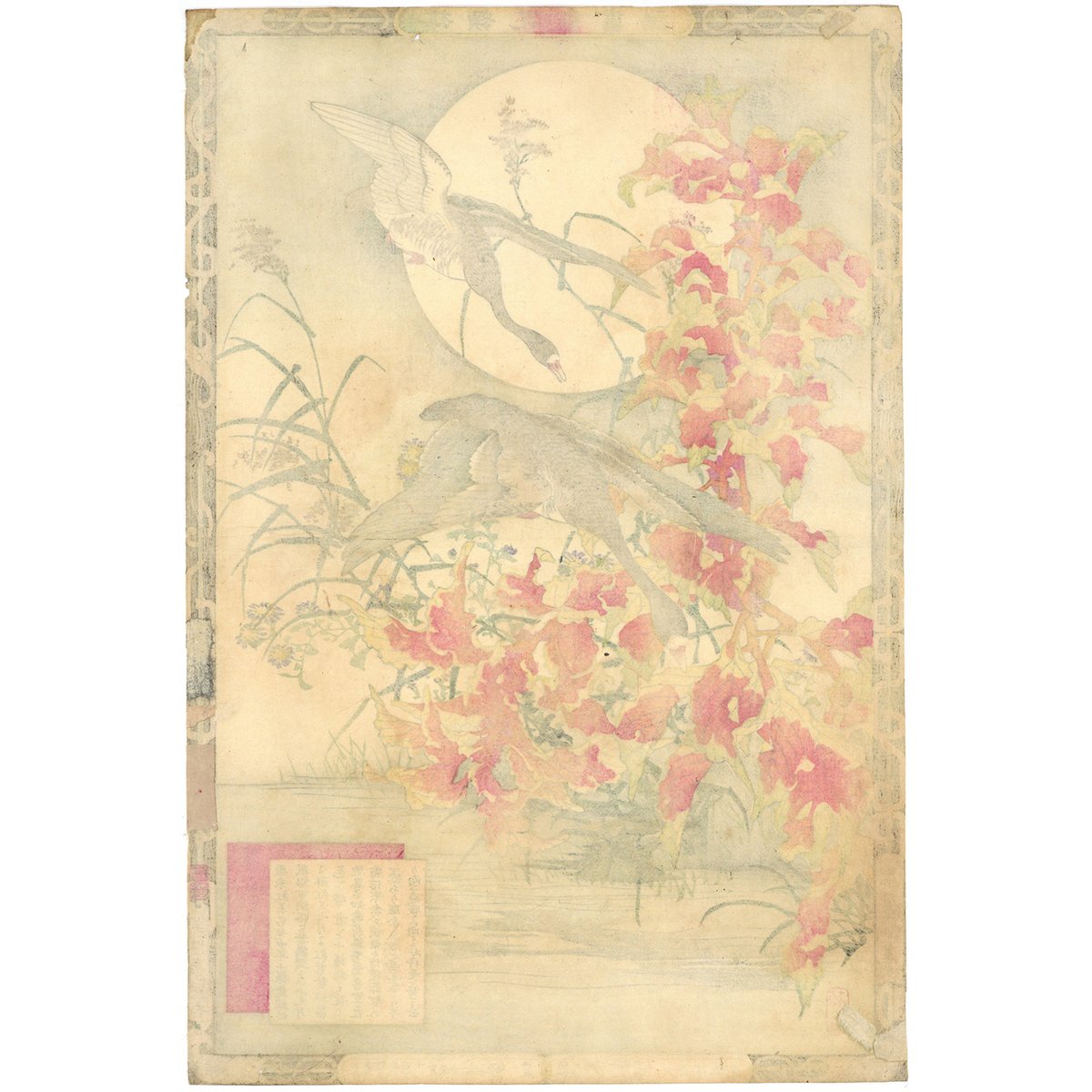 No4420 巻子装　報春図　紅梅　紙本　花鳥図　古画　絵画　古美術　送料無料 No4420 巻子装 報春図 紅梅 紙本 花鳥図 古画 絵画 古美術 送料