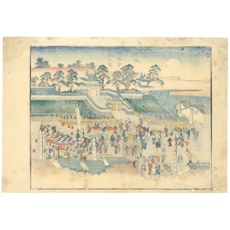 春江 「西尾八景　祇園会御旅所」
