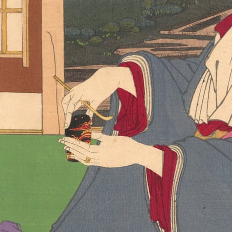 国周 「錦織武蔵の別品」
