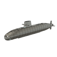 RC潜水艦 OS-Type ハルキット（1/100・全長820mm）