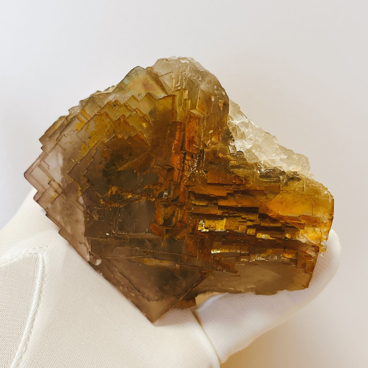 408 イリデッセンス フローライト＆クォーツ ドイツ産 408 イリデッセンス フローライト＆クォーツ ドイツ産