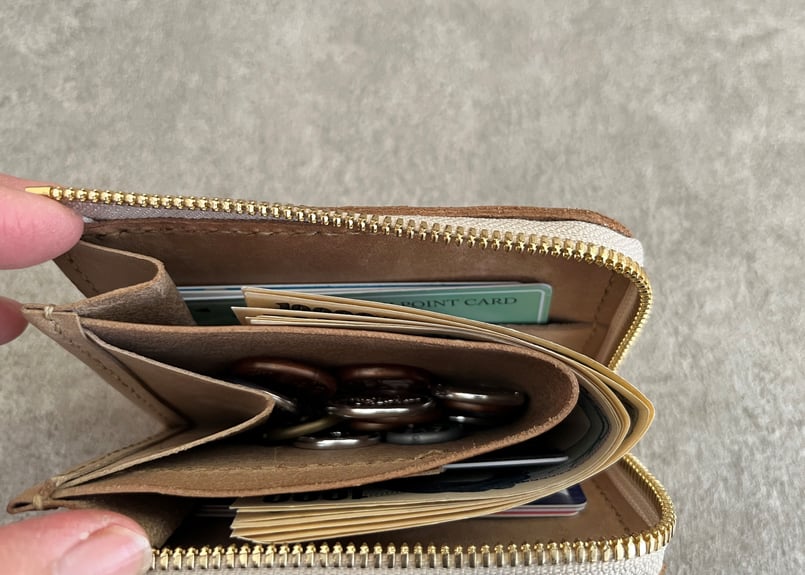 L-shaped wallet blue gray L字型財布 ブルーグレー <A> | ナチ L-shaped wallet blue gray L字型財布 ブルーグレー <A> | ナチ