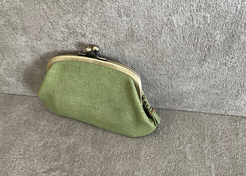 低価格で大人気の Oyako ピスタチオ 親子がま口財布 pistachio wallet gamaguchi 財布・ケース・小物入れ