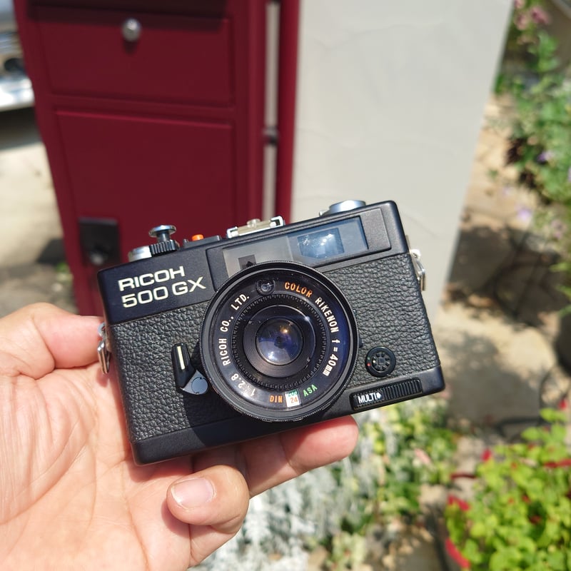 【完動品】リコー RICOH 500 GX レンジファインダー ブラック Ricoh〗500GX （#280） | ニクサンカメラ