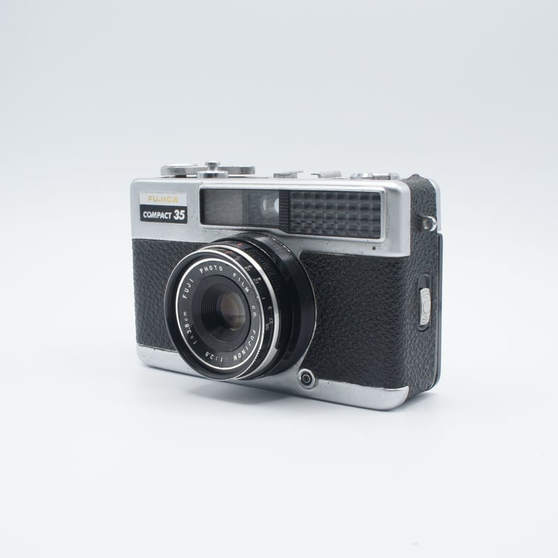 昭和レトロ フジカ FUJICA COMPACT 35 コンパクトフィルムカメラ FUJICA NEW COMPACT 35 | SASATAKO.COM