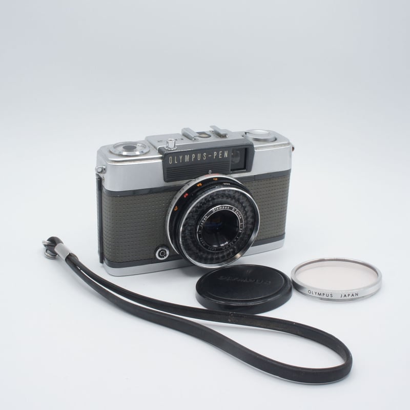 福袋 【整備済・完動品】 OLYMPUS PEN EES-2 キャメル フィルムカメラ
