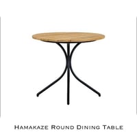 HAMAKAZ 　ラウンドダイニングテーブル　Kayu style　三協アルミ　ガーデンファニチャー