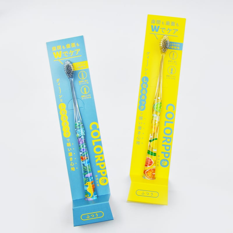 期間限定】大阪市立田島中学校コラボCOLORPPO（カラッポ）歯ブラシ 海