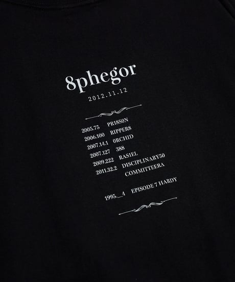 チェックガラドッキングロンT(Black）