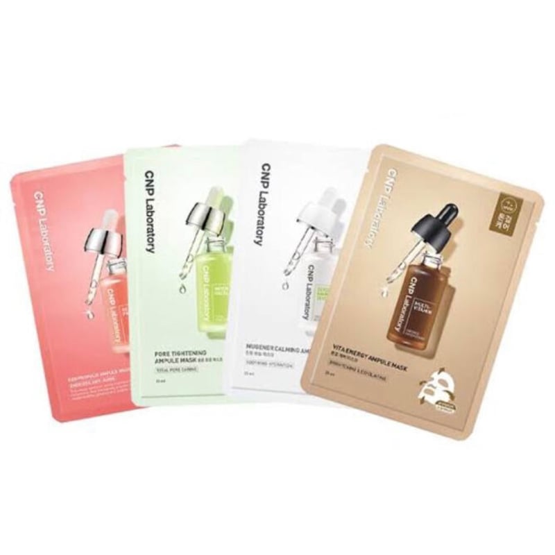 CNP プロポリス アンプルマスク 12枚 とクリーム 試してみた】Red Propolis Ampule Mask CNP Laboratoryの効果・肌質別