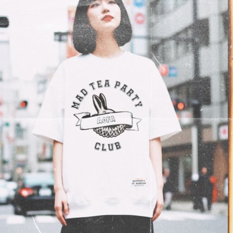 "MAD TEA PARTY CLUB”　HALF SLEEVE SWEAT SHIRTS