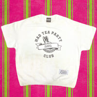 "MAD TEA PARTY CLUB”　HALF SLEEVE SWEAT SHIRTS