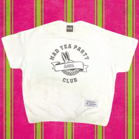 "MAD TEA PARTY CLUB”　HALF SLEEVE SWEAT SHIRTS