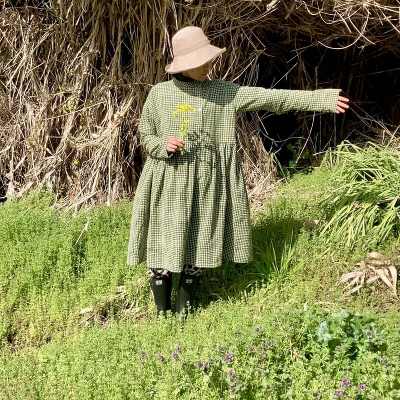 ギンガムチェック】緑 | weeds vegetable garden ONLINE SHOP