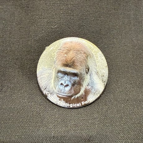 世界ゴリラの日2025　缶バッジ　ニシゴリラ「モンタ」