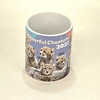 千葉市動物公園オリジナル　Cheerful Cheetahs マグカップ