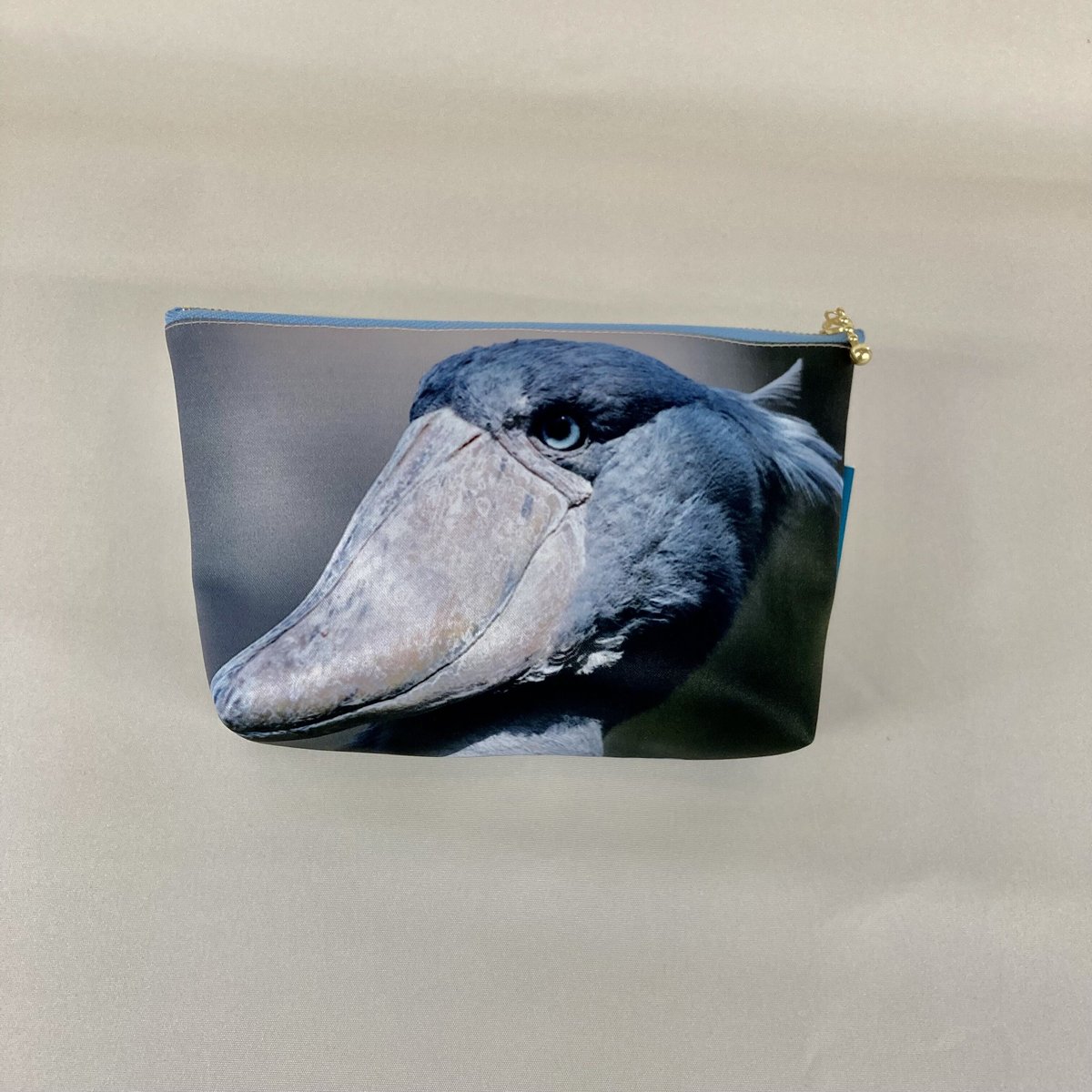 転写ポーチ ハシビロコウ | 千葉市動物公園オフィシャルショップ