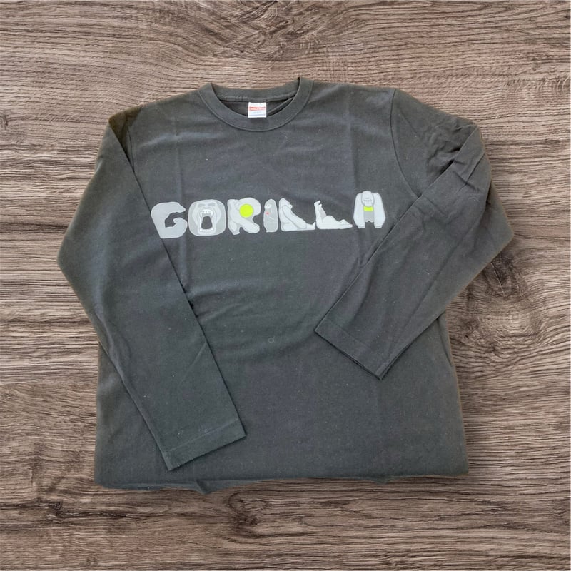 GORILLA イベント限定 長袖TシャツXXLサイズ GORILLA ロンT | 千葉市動物公園オフィシャルショップオンラインストア
