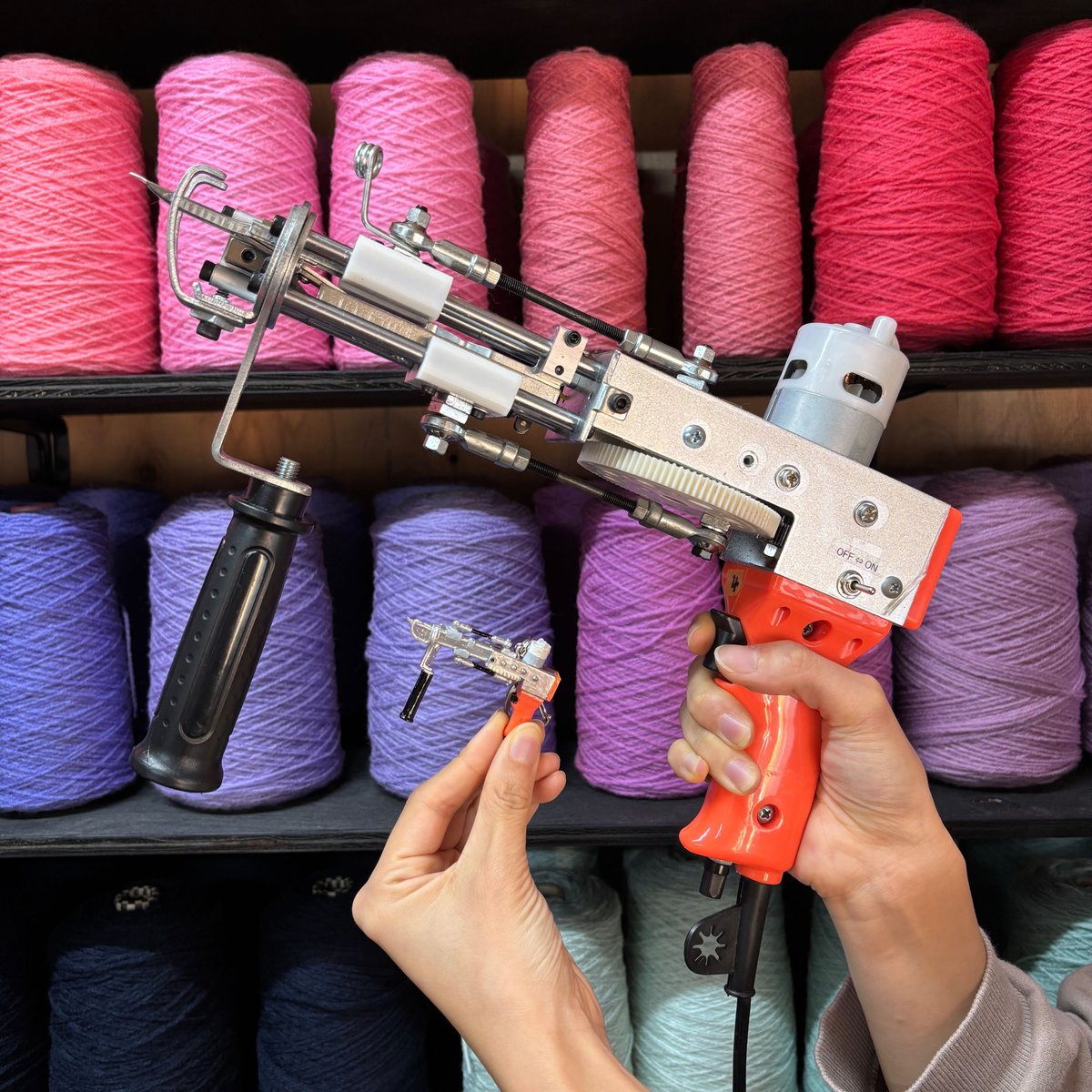 新品未使用タフティングガン タフティングガンキーホルダー | 小川染色's STORE