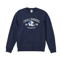 クルーネックスウェット(カレッジロゴ）
