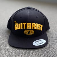 アイムギタリスト限定生産 "COLLEGE LOGO" SNAP BACK CAP [BLACKxYELOW]