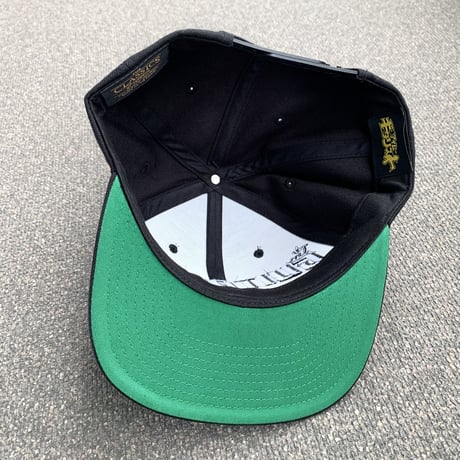 アイムギタリスト限定生産 "COLLEGE LOGO" SNAP BACK CAP [BLACKxYELOW]