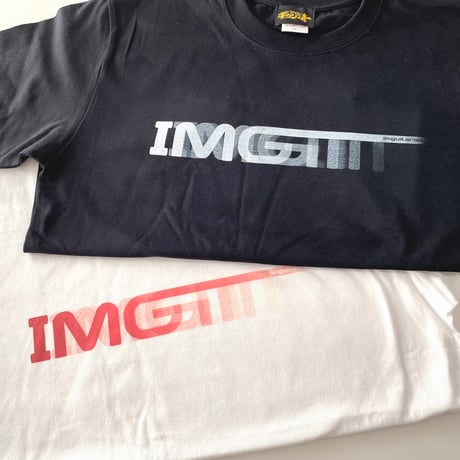アイムギタリスト"IMGT MOTION"Tシャツ WHITE(RED PRINT) 送料¥185