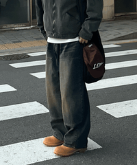 Walk double balloon denim