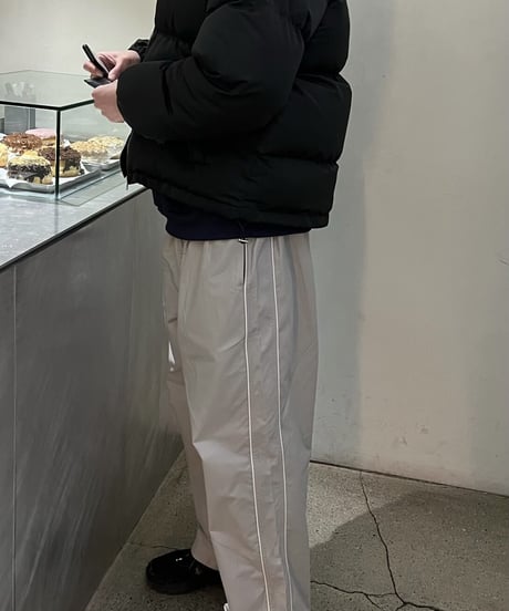 Straight  Line  Pants -  2color -   (Gray)