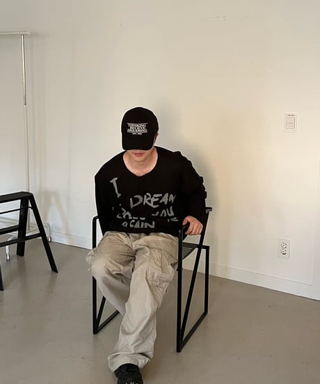 Dream Knit T-shirt  -  2color  -  (Black)