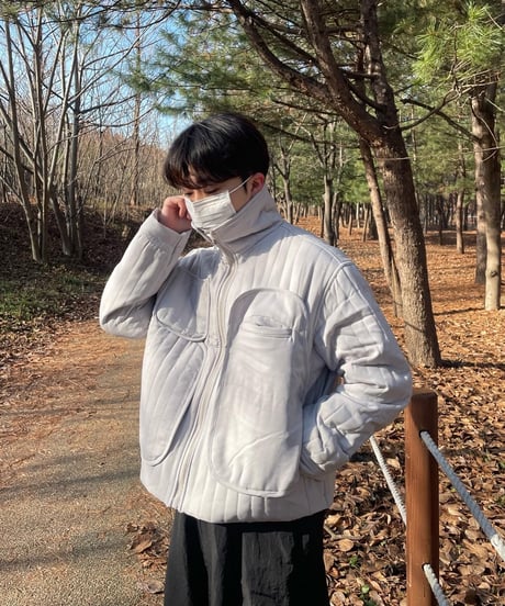 Unique Deep Jacket - 2color -  (Gray)