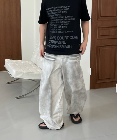 Summer slogan T-shirt 2color   -  BLACK  -