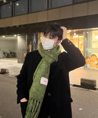 mohair muffler   -  2color  -