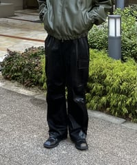 (予約商品) Straight Leather Pants