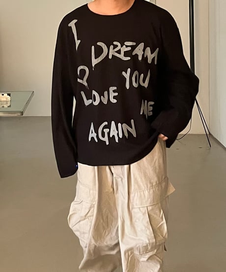 Dream Knit T-shirt  -  2color  -  (Black)